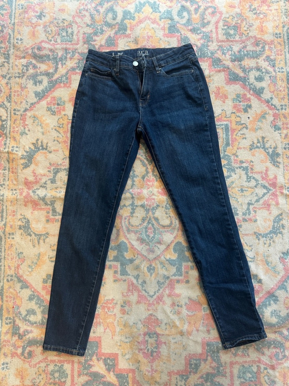 a.n.a Dark Indigo Skinny Jeans
